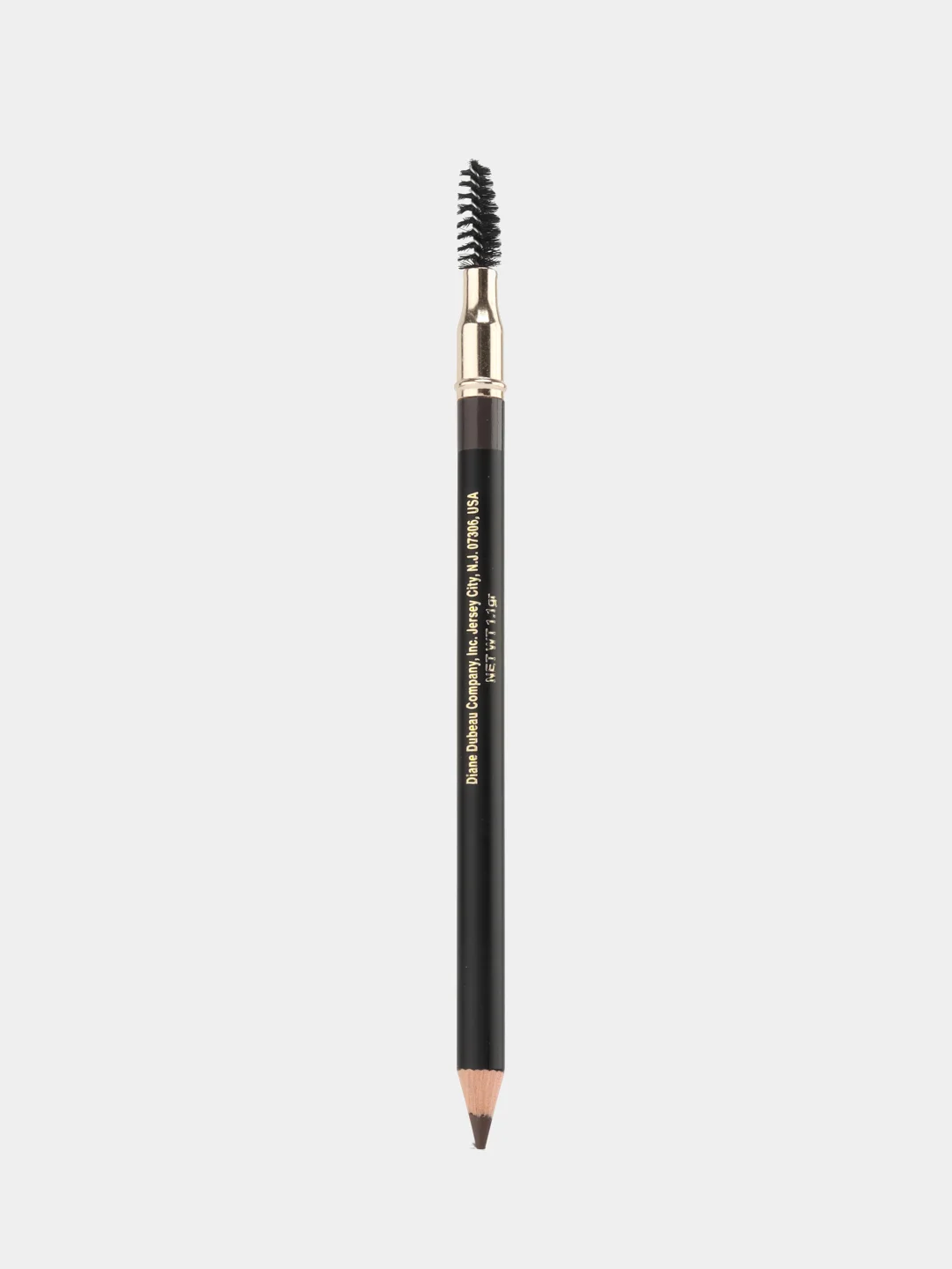 Коричневый карандаш для бровей kiki browliner 02 коричневый с щеточкой для моделирования