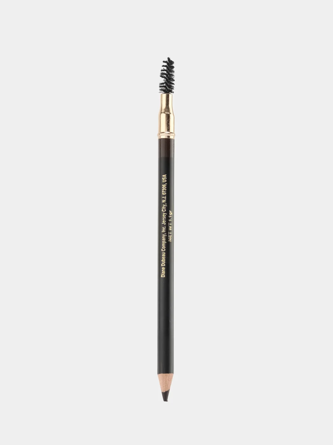Тёмно-коричневый карандаш для бровей kiki browliner 04 темно-коричневый с щеточкой для моделирования