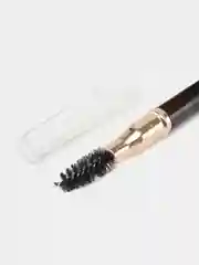 Тёмно-коричневый карандаш для бровей kiki browliner 04 темно-коричневый с щеточкой для моделирования