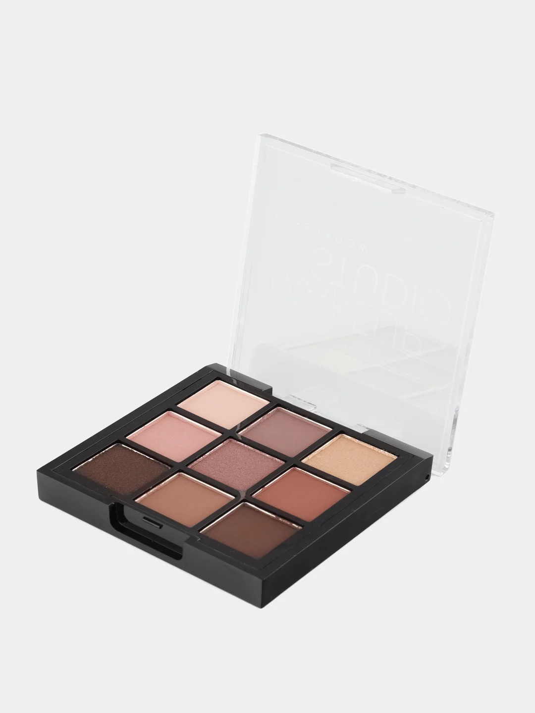Тени для век kiki MAKEUP STUDIO тон 204 Rose, стойкая паллетка из 9 сияющих оттенков