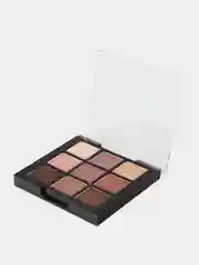 Тени для век kiki MAKEUP STUDIO тон 204 Rose, стойкая паллетка из 9 сияющих оттенков