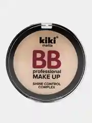 Бежевый пудра для лица kiki BB MAKEUP тон 11 бежевая роза, компактная, матирующая