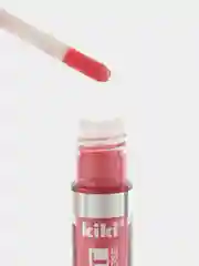 Кораллово-розовый блеск для губ kiki 3D EFFECT 908 лилово-каштановый, придающий объем, глянцевый блеск
