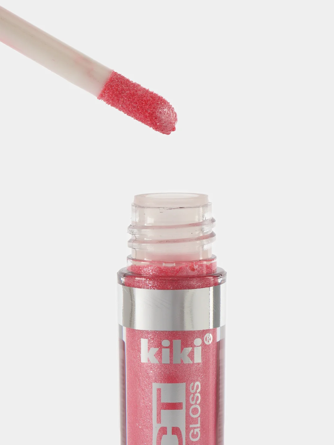 Розовый блеск для губ kiki 3D EFFECT 911 ягодный щербет, придающий объем, глянцевый блеск
