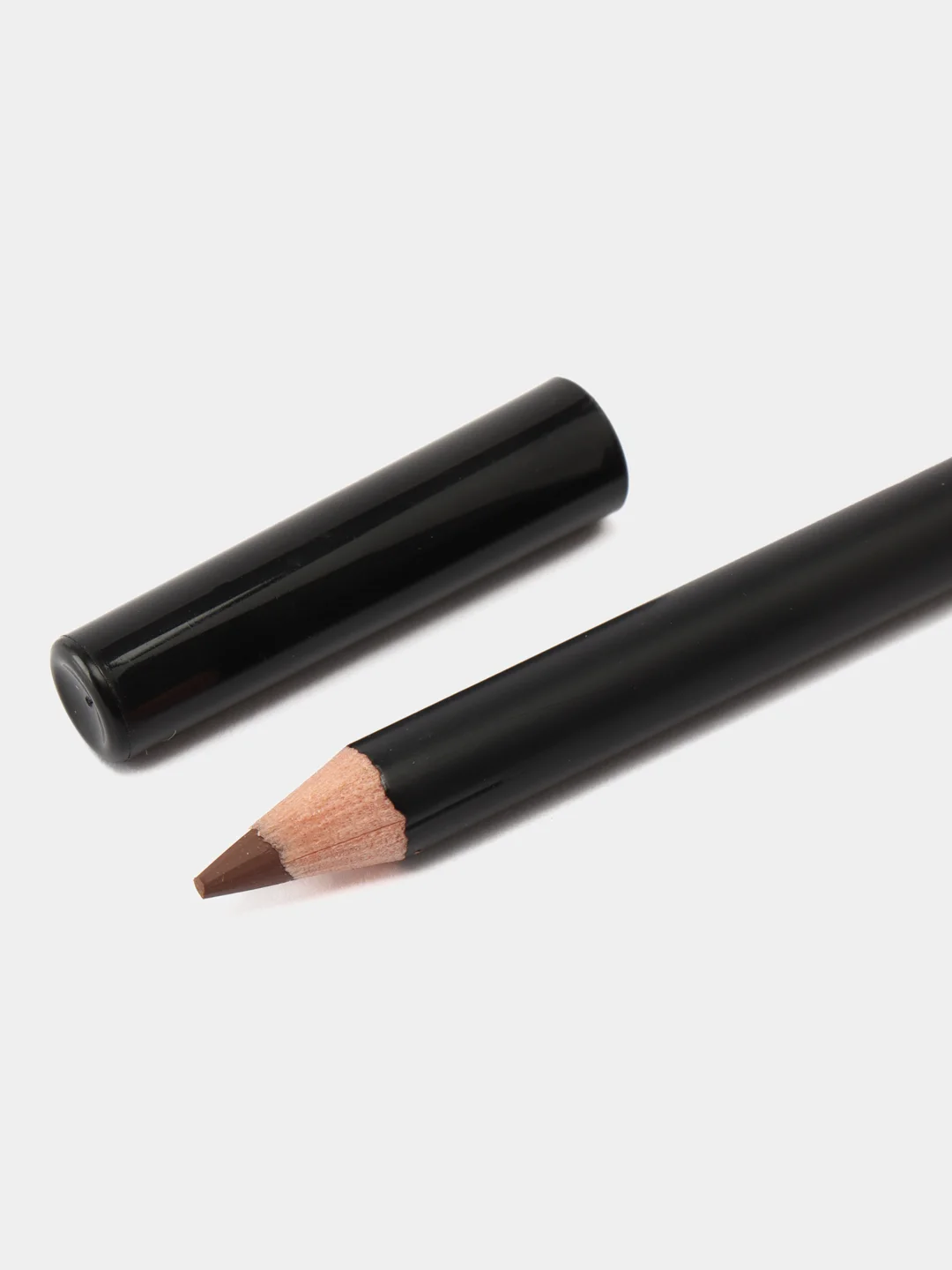 Светло-коричневый карандаш для бровей kiki browliner 01 светло-коричневый с щеточкой для моделирования