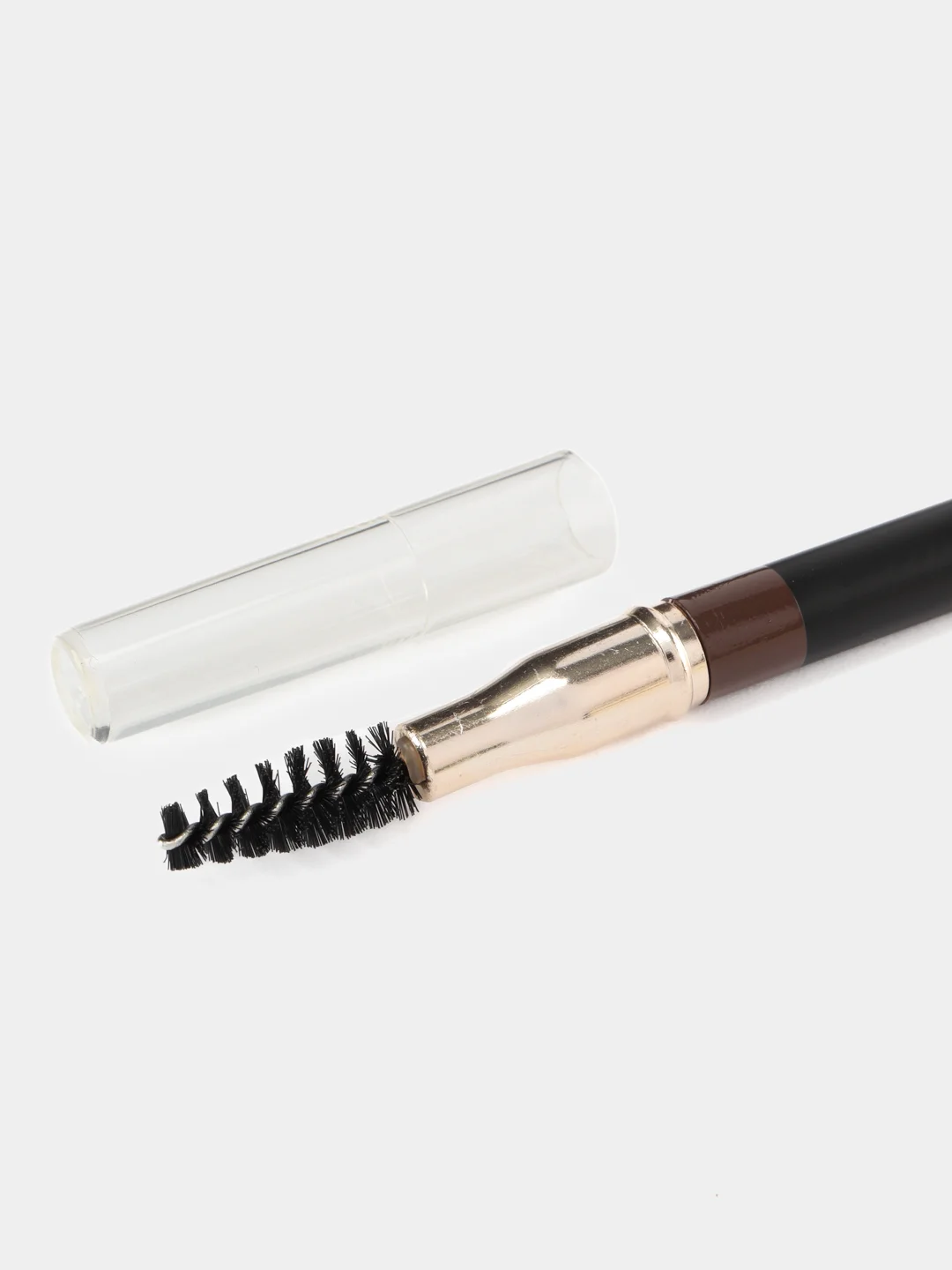Светло-коричневый карандаш для бровей kiki browliner 01 светло-коричневый с щеточкой для моделирования