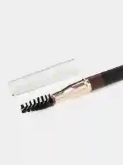 Светло-коричневый карандаш для бровей kiki browliner 01 светло-коричневый с щеточкой для моделирования