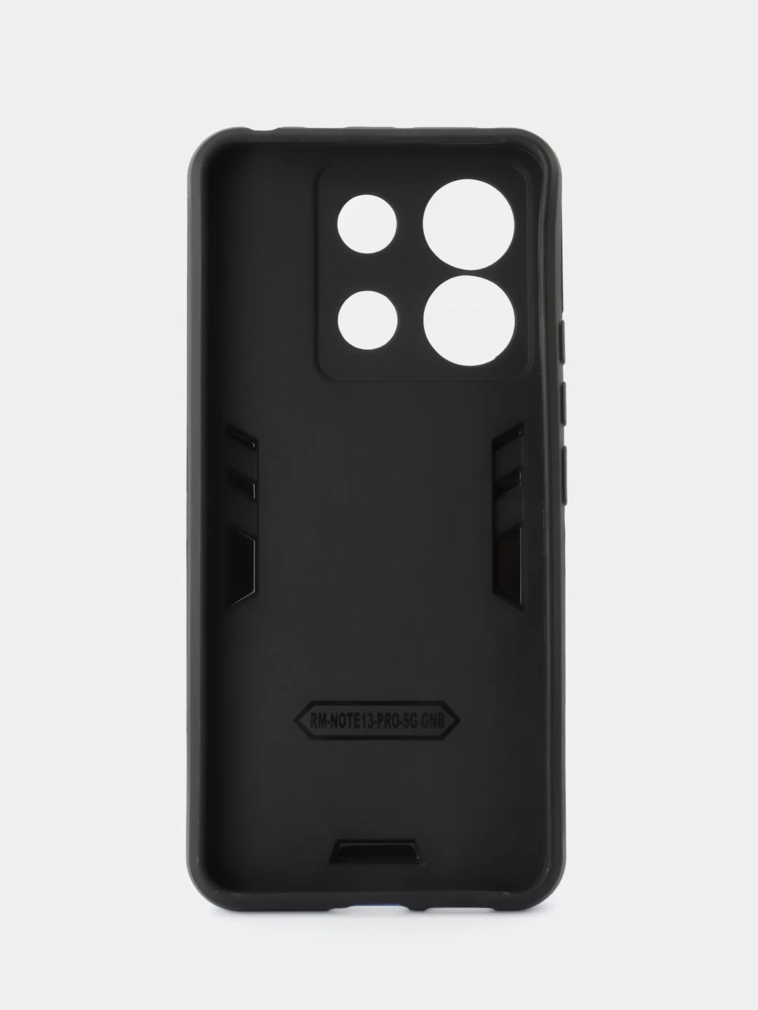 Синий чехол Xiaomi Poco X6 (Сяоми Поко Х6) противоударный, с металлической подставкой кольцом