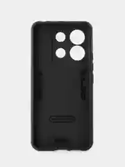 Синий чехол Xiaomi Poco X6 (Сяоми Поко Х6) противоударный, с металлической подставкой кольцом