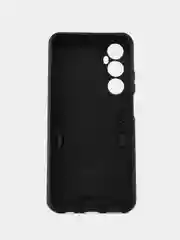 Синий чехол противоударный Realme C65 (Реалми С65), с металлической подставкой кольцом