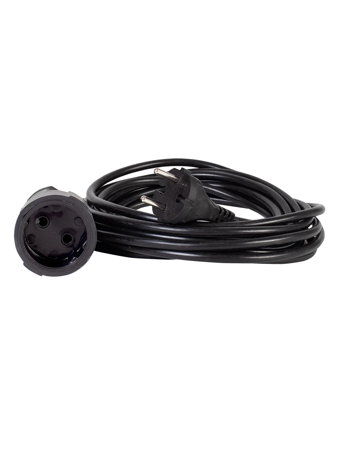 Удлинитель силовой шнур штепс. гнездо ПВС 2*0,75 5м ES-05-001-black
