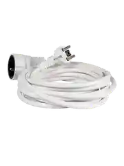 Удлинитель силовой шнур штепс. гнездо ПВС 3 х 1,5 5м ES-05-005-white
