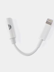 Адаптер аудио переходник Lightning - 3.5mm Jack (тех. упаковка)
