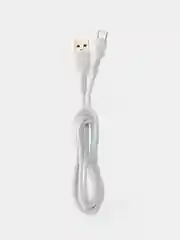 Белый кабель ONE DEPOT S08WT, TYPE-C-USB, 2.4 А, 1 метр, белый