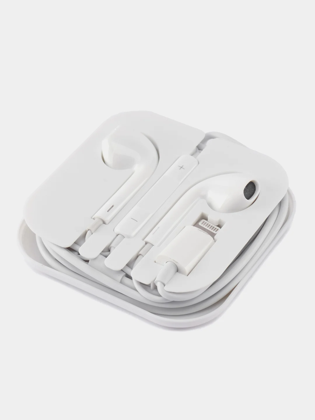 Наушники для iPhone 7, 8, Х, 11, 12, 13, 14, с Lightning / наушники для айфон