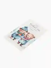 Синий новогодние открытки, 9 х 14,8 см, открытки с новым годом