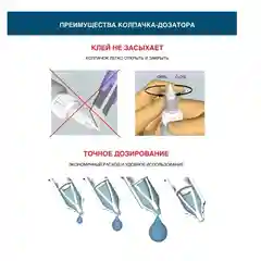 Цианоакрилатный клей COSMO CA 12 20 гр
