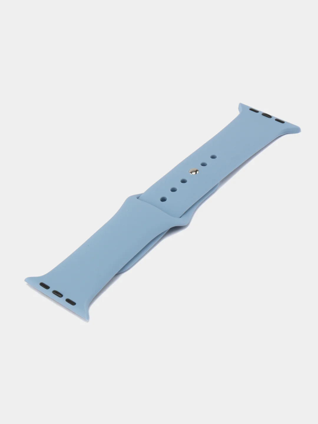 Синий меланж силиконовый ремешок для Apple Watch
