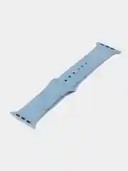 Синий меланж силиконовый ремешок для Apple Watch