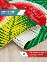 Красный коврик для ванной и туалета из вспененного ПВХ, ВИЛИНА