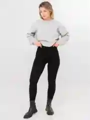 Лосины женские с мехом в рубчик бесшовные