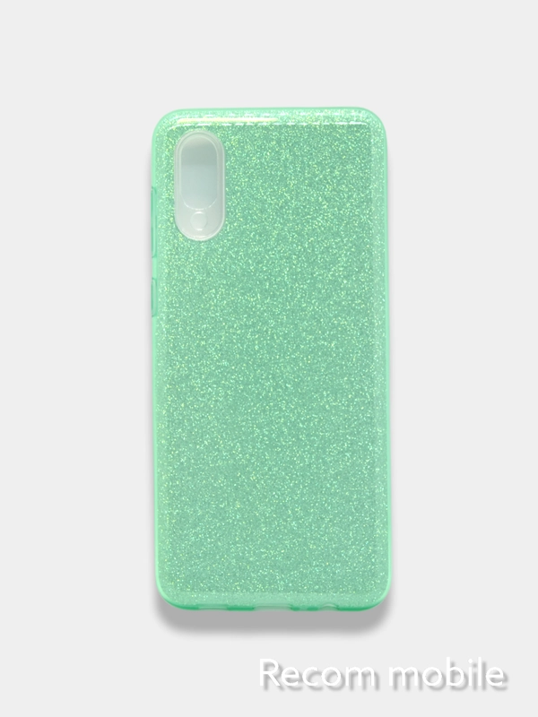 Чехол блестящий Samsung Galaxy A02, A12, M12, накладка c блёстками Самсунг А02, А12, М12