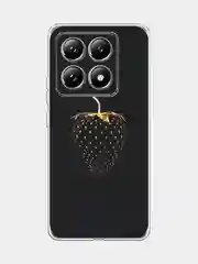 Разноцветный силиконовый чехол на Xiaomi 14T Pro / Сяоми 14T Про прозрачный, с принтом, защита камеры