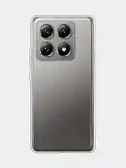 Прозрачный силиконовый чехол на Xiaomi 14T Pro / Сяоми 14T Про прозрачный, с принтом, защита камеры