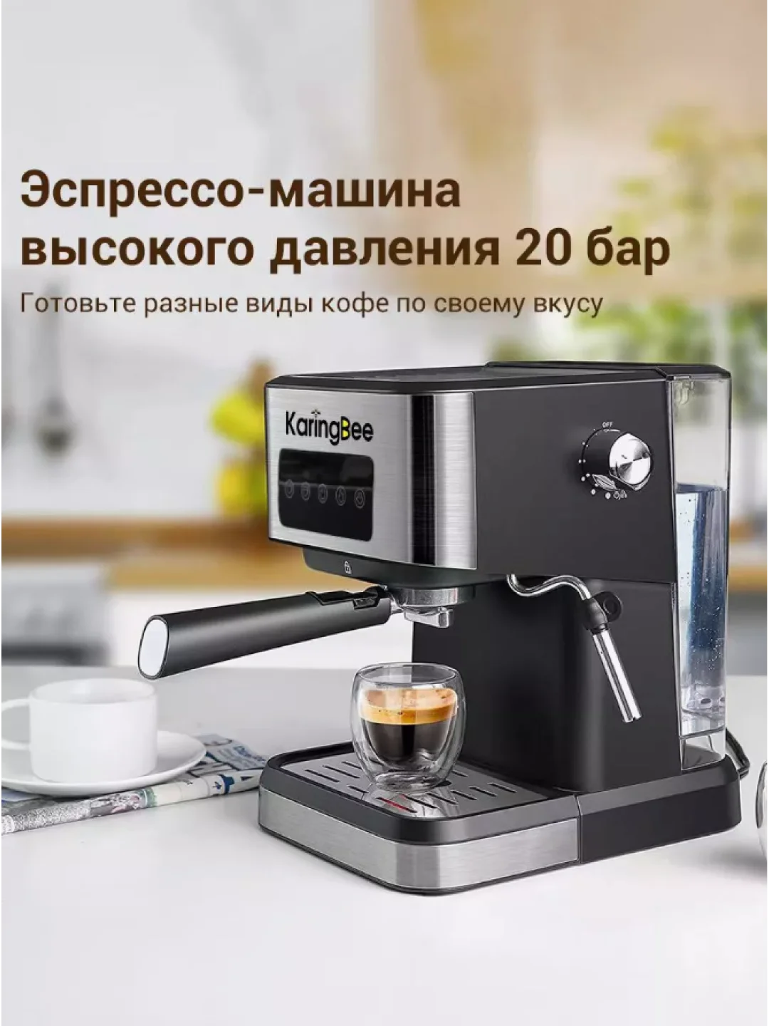 Рожковая кофемашина KaringBee CM3000