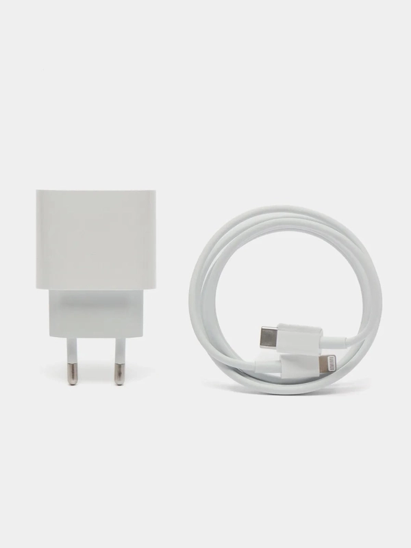 Зарядное устройство для iPhone с кабелем Type-C/Lightning, PD 20W (для устройств Apple)
