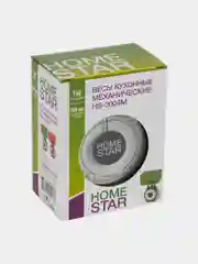 Весы кухонные механические HomeStar HS-3004М 1 кг, зеленый