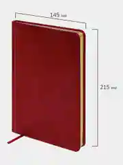 Ежедневник-планер, планинг, записная книжка, недатированный А5, Brauberg, под кожу, 114477