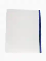 Набор папок с боковой планкой-зажимом, 3 штуки, для А4, 23x33 см, прозрачная, ПВХ