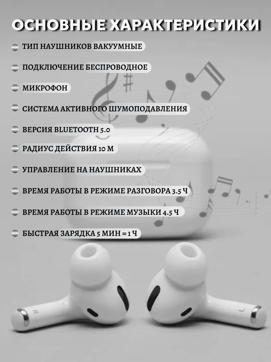 Наушники Pods PRO WOW