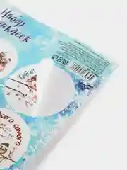 Голубой наклейки для цветов и подарков,новогодние