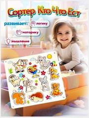 Деревянный сортер рамка монтессори для малышей