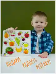 Деревянный сортер рамка монтессори для малышей