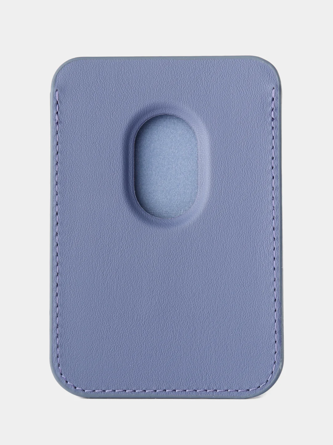 Голубой картхолдер - бумажник на iPhone с поддержкой MagSafe/Leather Wallet