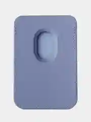 Голубой картхолдер - бумажник на iPhone с поддержкой MagSafe/Leather Wallet