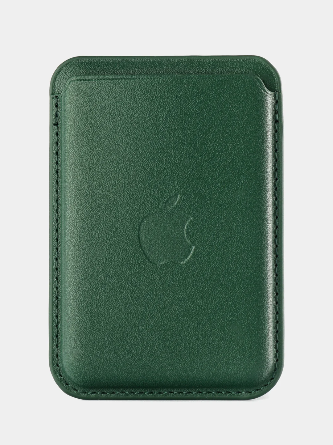 Зеленый картхолдер - бумажник на iPhone с поддержкой MagSafe/Leather Wallet