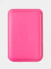 Фуксия картхолдер - бумажник на iPhone с поддержкой MagSafe/Leather Wallet