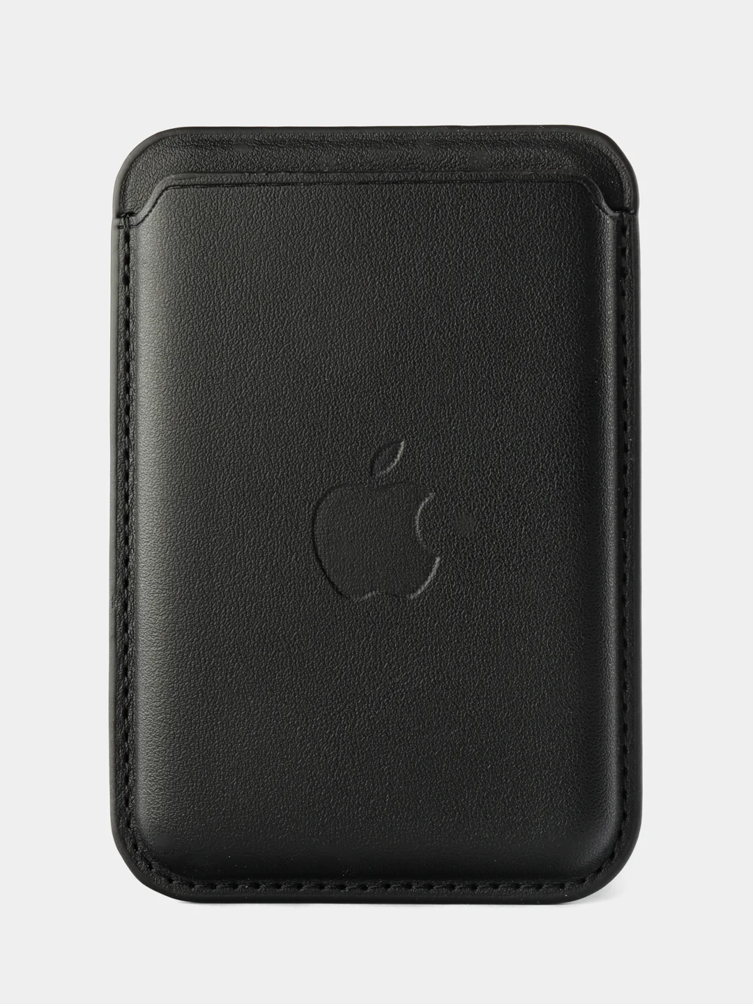 Черный картхолдер - бумажник на iPhone с поддержкой MagSafe/Leather Wallet