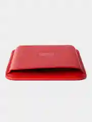 Красный картхолдер - бумажник на iPhone с поддержкой MagSafe/Leather Wallet