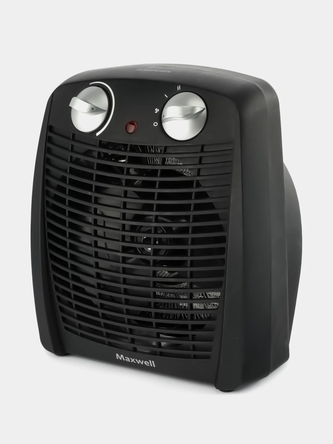 Черный тепловентилятор обогреватель Maxwell MW-3456