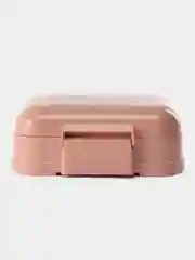Кораллово-розовый мыльница с крышкой