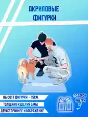 Аметистовый фигурки акриловые "Блич", "Волейбол", "Поднятие уровня в одиночку"