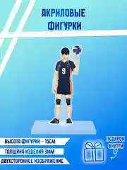 Кремовый фигурки акриловые "Блич", "Волейбол", "Поднятие уровня в одиночку"