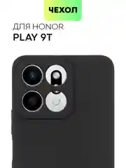 Чехол для Honor Play 9T силиконовый BROSCORP матовый/ прозрачный тонкий с защитой камер