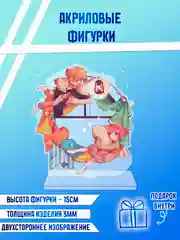 Песочный хаки фигурки акриловые "Ханако", "Геройская академия", "Магическая битва"