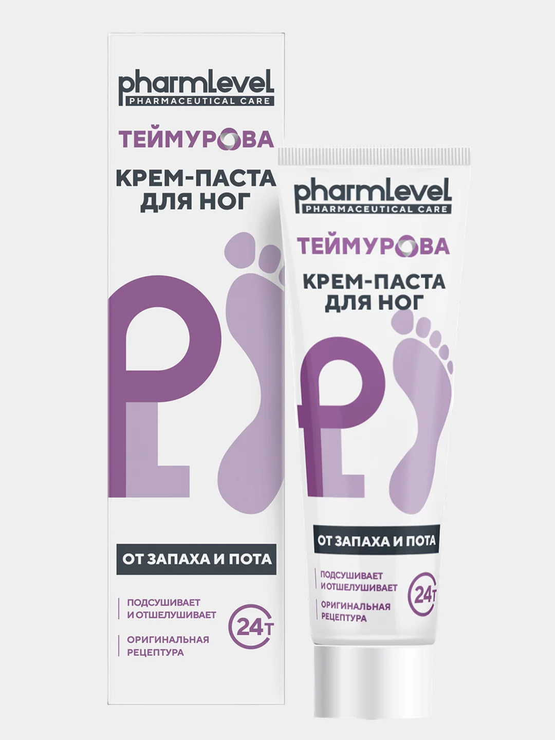 Крем-паста для ног Зеленая Дубрава "Теймурова", от запаха и пота, 50 г
